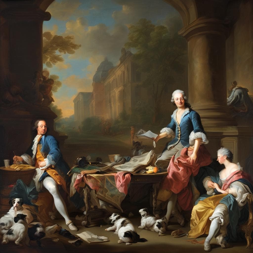 Ιωάννης-Βαπτιστής βαν Λόο – Ένορθαγραφία Μπαρόκ Μάγευμα